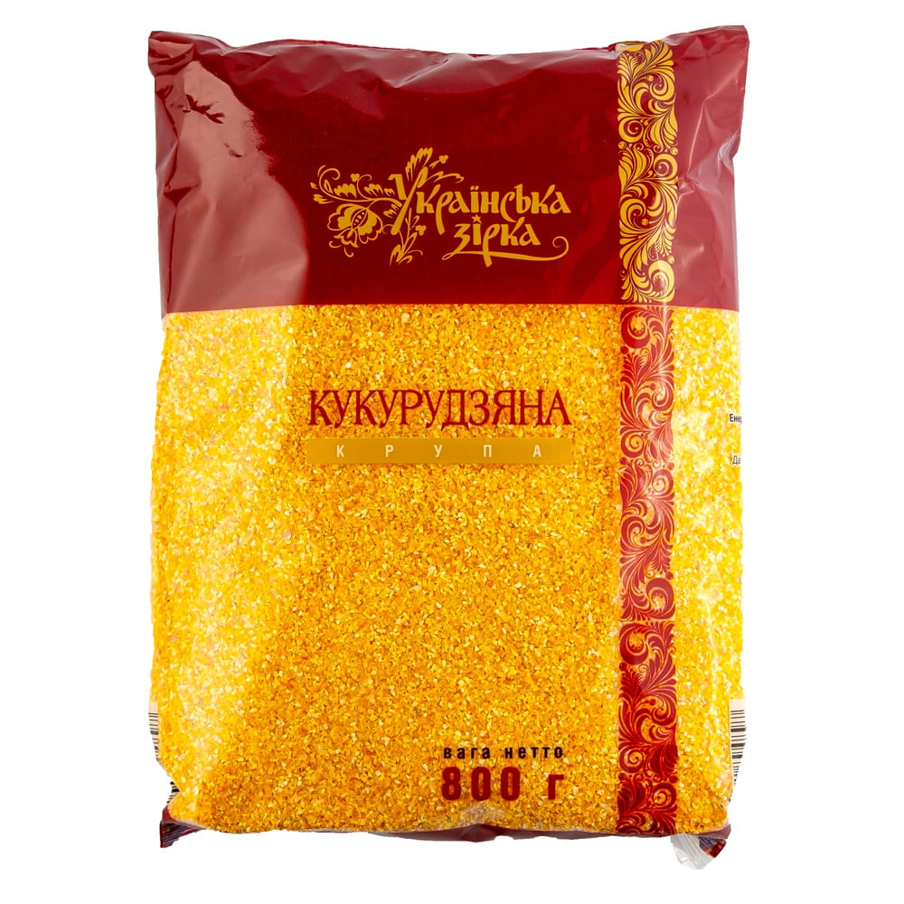 Крупа Українська Зірка 800 г Кукурудзяна